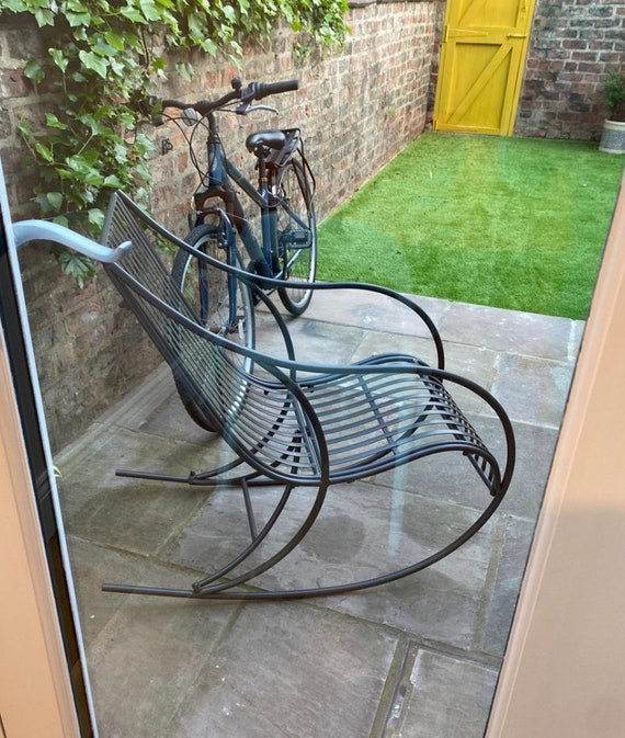 Amalfi garden rocking chair, charcoal, new, contemporary, modern, garden furniture