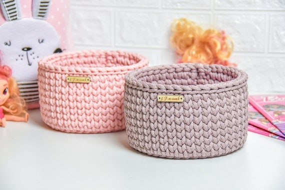 Scandinavian basket for nursery decor