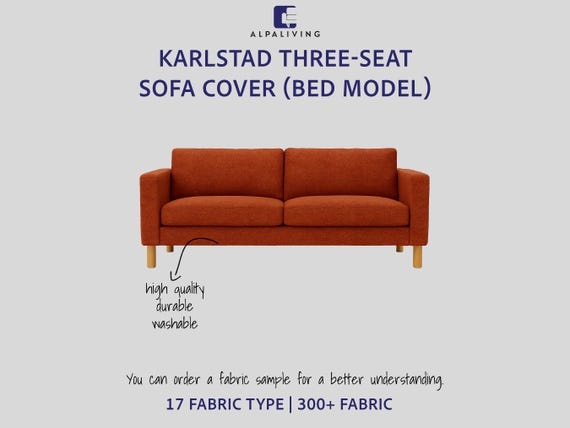Cover for Karlstad 3 Seat Sofa Bed