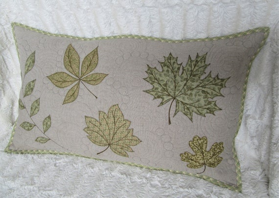 Leinen Deko Kissenbezüg/Quilt-Kissen/Quilted Pillow/Gesteppte Kissenbezüg