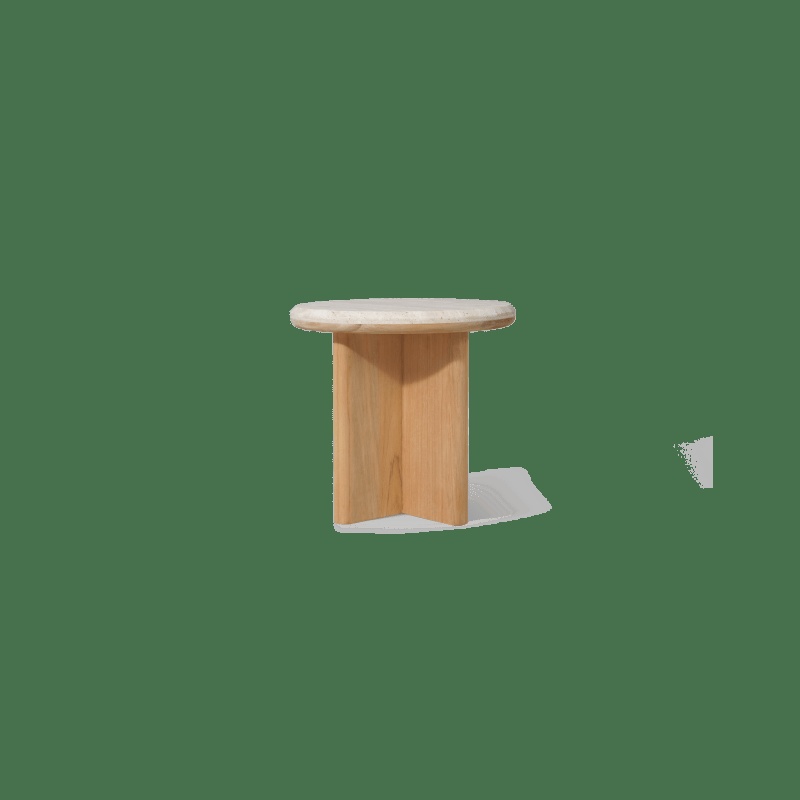 Palm Beach Teak Round Side Table